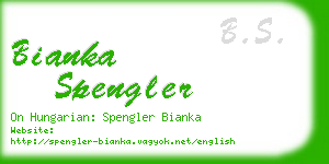 bianka spengler business card